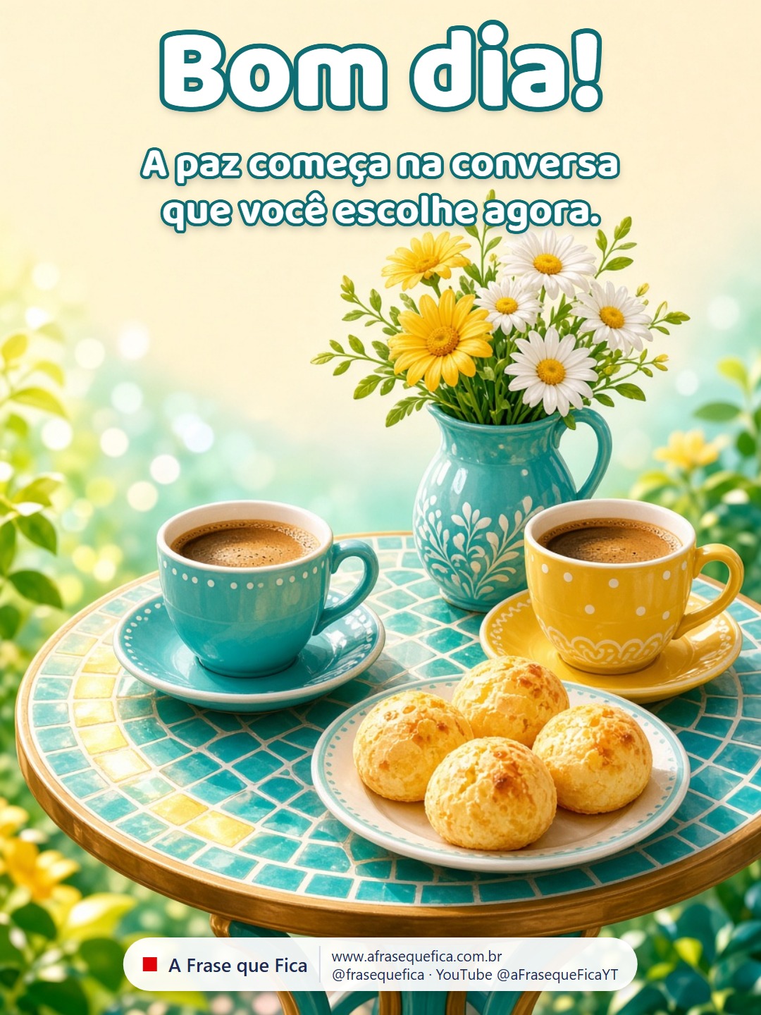 Imagem de bom dia de A Frase que Fica, 24 de outubro